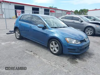2017 Volkswagen Golf S with VIN 3VW217AU8HM074532, listed as a IAAI auction lot 40360028 with 78,196 mi miles and . Bid and sale history available at DreamBid. Image 1.