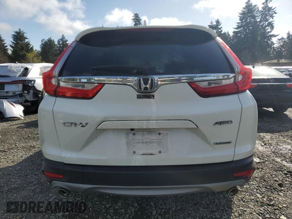 2018 Honda CR-V Touring with VIN 2HKRW2H90JH689742, listed as a Copart auction lot 51347445 with 35,333 mi miles and Salvage Title. Bid and sale history available at DreamBid. Image 6.