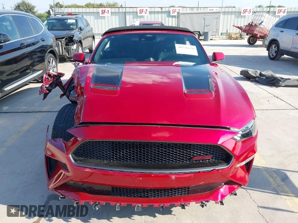 2022 Ford Mustang GT Premium with VIN 1FATP8FF9N5111083, listed as a IAAI auction lot 40526138 with 24,400 mi miles. Bid and sale history available at carsss.com. Image 13.