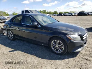 2016 Mercedes-Benz C 300 with VIN 55SWF4JB3GU116285, listed as a Copart auction lot 50949885 with 208,541 mi miles and Salvage Title. Bid and sale history available at carsss.com. Image 4.