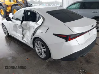 2021 Lexus IS 300 z VIN JTHCA1D2XM5112467, wystawiony jako IAAI lot #41944802 z przebiegiem 53 333 mil mil oraz . Historia ofert i sprzedaży dostępna na DreamBid. Obrazek 3.