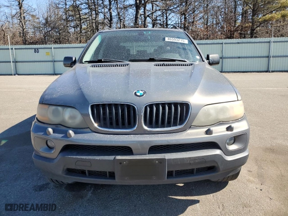 2006 BMW X5 3.0i with VIN 5UXFA13596LY33807, listed as a Copart auction lot 46593215 with 0 mi miles and Salvage Title. Bid and sale history available at carsss.com. Image 5.