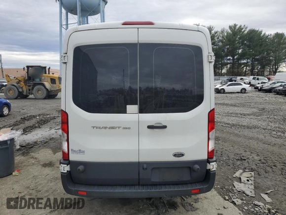 2017 Ford Transit Passenger XL with VIN 1FBZX2CM9HKA42393, listed as a Copart auction lot 85641834 with 116,120 mi miles and Salvage Title. Bid and sale history available at carsss.com. Image 6.