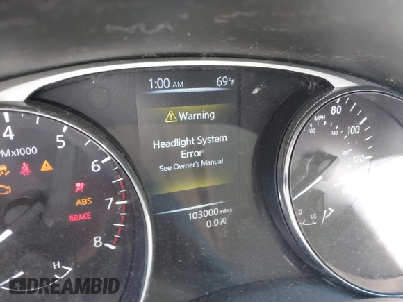 2016 Nissan Rogue SV with VIN 5N1AT2MV7GC746883, listed as a IAAI auction lot 41664842 with 103,000 mi miles. Bid and sale history available at carsss.com. Image 7.