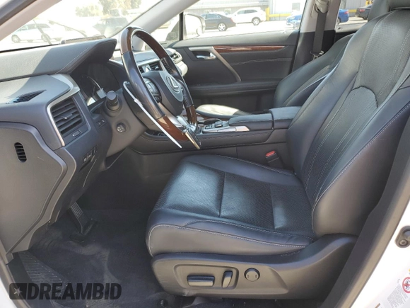 2016 Lexus RX 350 with VIN JTJBZMCA8G2010538, listed as a Copart auction lot 55856555 with 68,952 mi miles and Salvage title. Bid and sale history available at DreamBid. Image 7.