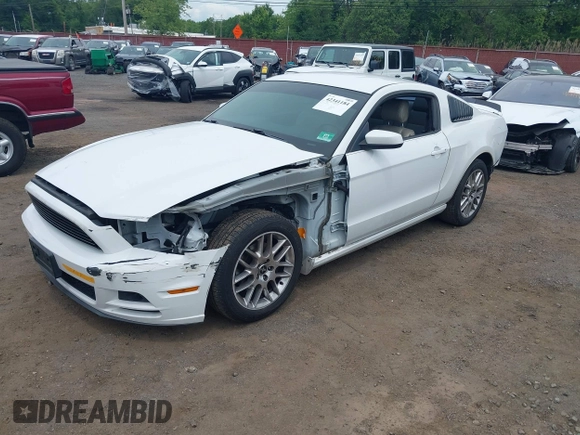 2014 Ford Mustang V6 with VIN 1ZVBP8AM6E5290062, listed as a IAAI auction lot 42341184 with 85,272 mi miles and . Bid and sale history available at DreamBid. Image 2.