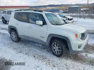 2021 Jeep Renegade Latitude with VIN ZACNJDBB6MPM29200, listed as a IAAI auction lot 41328311 with 42,739 mi miles. Bid and sale history available at carsss.com. Image 1.