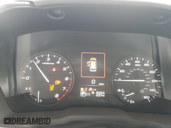 2025 Subaru Forester с VIN JF2SLDAC3SH570841, выставлен на аукционе Copart как лот 65461565 с пробегом 637 миль миль и Списание • Salvage title. История ставок и продаж доступна на DreamBid. Изображение 9.