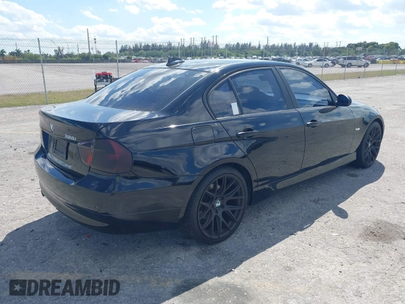 2007 BMW 3 Series 328i with VIN WBAVA33597PV67611, listed as a IAAI auction lot 41856072 with 209,720 mi miles and . Bid and sale history available at DreamBid. Image 4.