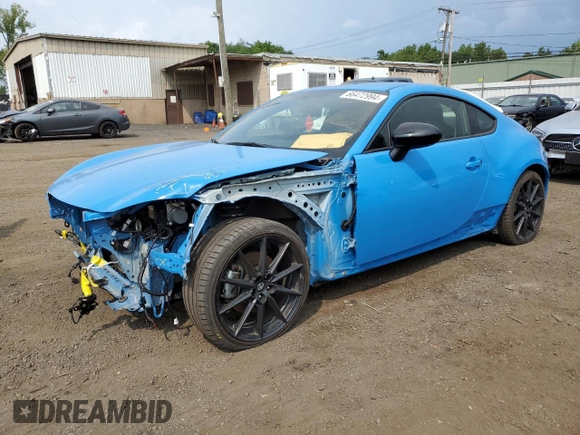 2023 Toyota GR86 Premium with VIN JF1ZNBE18P9757505, listed as a Copart auction lot 66472994 with 16,761 mi miles and Salvage Title. Bid and sale history available at carsss.com. Image 1.