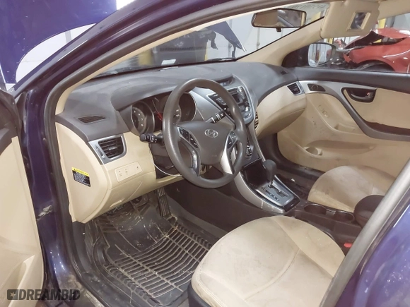 2013 Hyundai Elantra GLS with VIN 5NPDH4AE8DH334085, listed as a IAAI auction lot 41930120 with 122,507 mi miles. Bid and sale history available at carsss.com. Image 16.