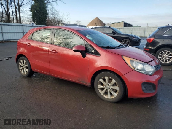 2014 Kia Rio EX with VIN KNADN5A3XE6405292, listed as a Copart auction lot 86518624 with 122,795 mi miles and Clean Title. Bid and sale history available at carsss.com. Image 4.