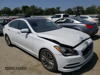 2015 Hyundai Genesis 3.8L with VIN KMHGN4JE4FU100357, listed as a Copart auction lot 68317214 with 89,137 mi miles and Salvage Title. Bid and sale history available at carsss.com. Image 4.