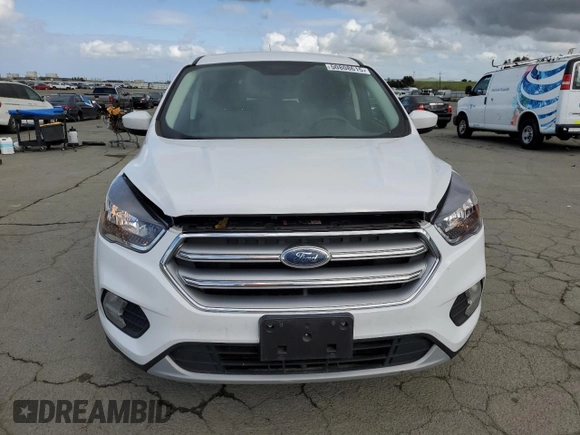 2017 Ford Escape SE with VIN 1FMCU0GD1HUE56308, listed as a Copart auction lot 50808615 with 97,780 mi miles and Salvage Title. Bid and sale history available at carsss.com. Image 5.