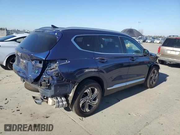 2021 Hyundai Santa Fe Essential with VIN 5NMS24AJ8MH357160, listed as a Copart auction lot 88753145 with 69,603 mi miles and Salvage Title. Bid and sale history available at carsss.com. Image 3.