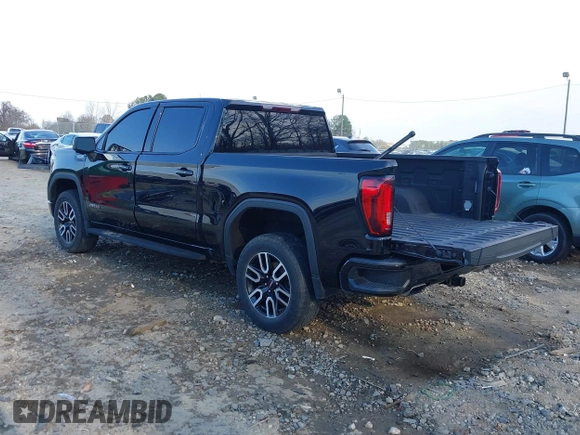 2021 GMC Sierra 1500 AT4 with VIN 1GTP9EEL4MZ450434, listed as a IAAI auction lot 41682550 with 64,336 mi miles. Bid and sale history available at carsss.com. Image 3.