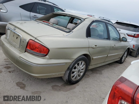 2004 Hyundai Sonata GLS with VIN KMHWF35H74A029127, listed as a Copart auction lot 76701124 with 0 mi miles and Salvage Title. Bid and sale history available at carsss.com. Image 3.