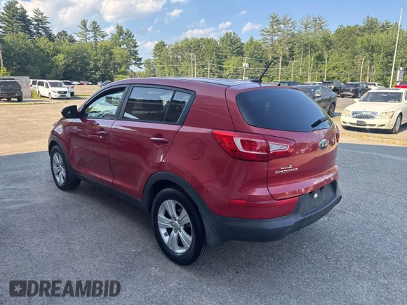 2013 Kia Sportage LX with VIN KNDPB3A26D7461145, listed as a IAAI auction lot 42769820 with 166,032 mi miles and . Bid and sale history available at DreamBid. Image 3.