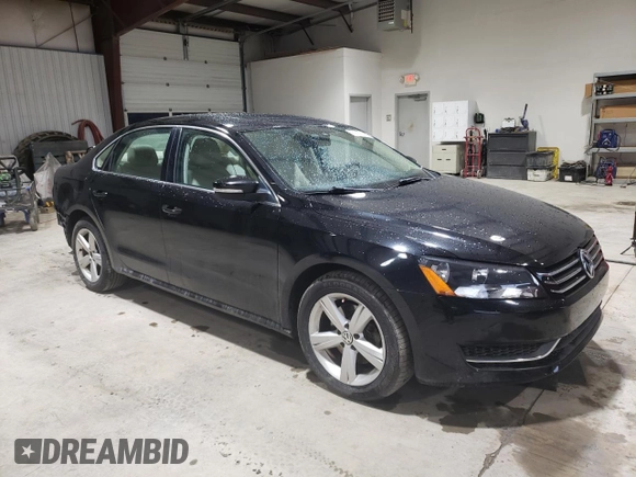 2013 Volkswagen Passat SE w/Sunroof with VIN 1VWBP7A3XDC076073, listed as a Copart auction lot 51738845 with 138,024 mi miles and Salvage Title. Bid and sale history available at carsss.com. Image 4.