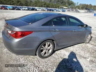 2012 Hyundai Sonata Limited with VIN 5NPEC4AC9CH469480, listed as a Copart auction lot 42387105 with 124,526 mi miles and Salvage Title. Bid and sale history available at carsss.com. Image 3.