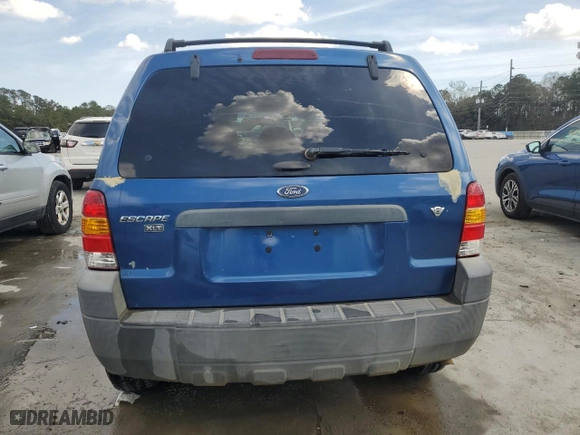 2007 Ford Escape XLT with VIN 1FMYU031X7KA25204, listed as a Copart auction lot 48975175 with 163,354 mi miles and Salvage Title. Bid and sale history available at carsss.com. Image 6.