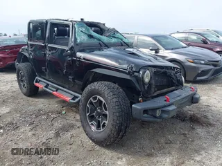 2015 Jeep Wrangler Unlimited Rubicon with VIN 1C4BJWFG7FL711036, listed as a IAAI auction lot 41604648 with 167,678 mi miles and . Bid and sale history available at DreamBid. Image 1.