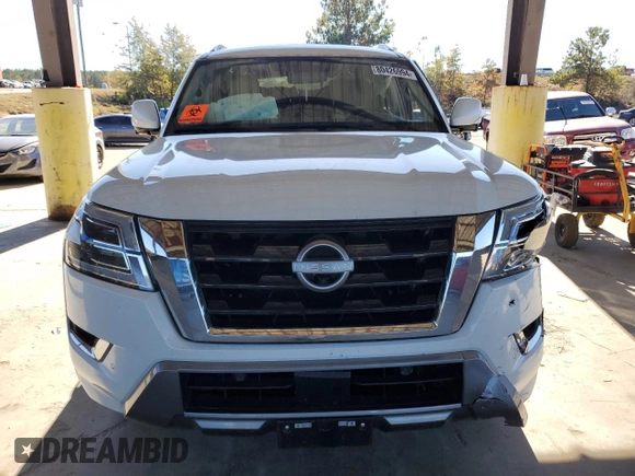 2022 Nissan Armada SL with VIN JN8AY2BA8N9392120, listed as a Copart auction lot 80426994 with 71,026 mi miles and Salvage Title. Bid and sale history available at carsss.com. Image 5.