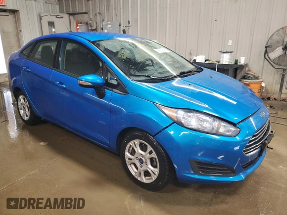 2014 Ford Fiesta SE with VIN 3FADP4BJ2EM220048, listed as a Copart auction lot 48294245 with 40,962 mi miles and Salvage Title. Bid and sale history available at carsss.com. Image 4.