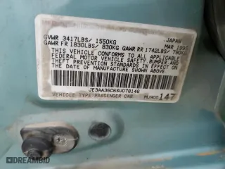 1995 Eagle Summit LX with VIN JE3AA36C6SU078146, listed as a Copart auction lot 52735875 with 175,551 mi miles and Salvage Title. Bid and sale history available at carsss.com. Image 14.