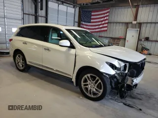 2013 Infiniti JX35 with VIN 5N1AL0MMXDC312206, listed as a Copart auction lot 70903834 with 170,425 mi miles and Salvage Title. Bid and sale history available at carsss.com. Image 4.