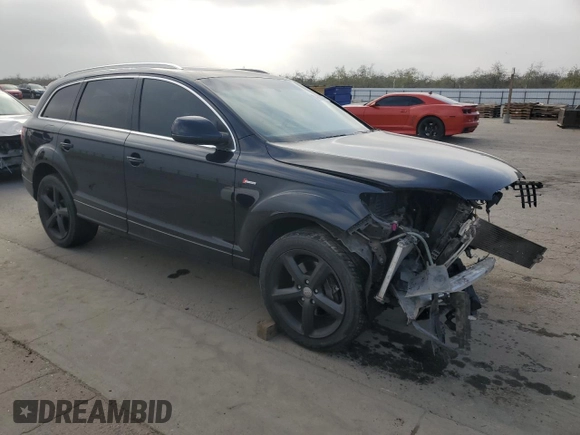 2012 Audi Q7 3.0T S line with VIN WA1DGAFE2CD003804, listed as a Copart auction lot 85985334 with 143,994 mi miles and Salvage Title. Bid and sale history available at carsss.com. Image 4.