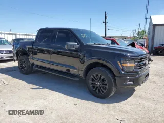 2024 Ford F-150 XLT with VIN 1FTFW3LDXRFB56503, listed as a Copart auction lot 52532365 with 2,264 mi miles and Salvage Title. Bid and sale history available at carsss.com. Image 4.