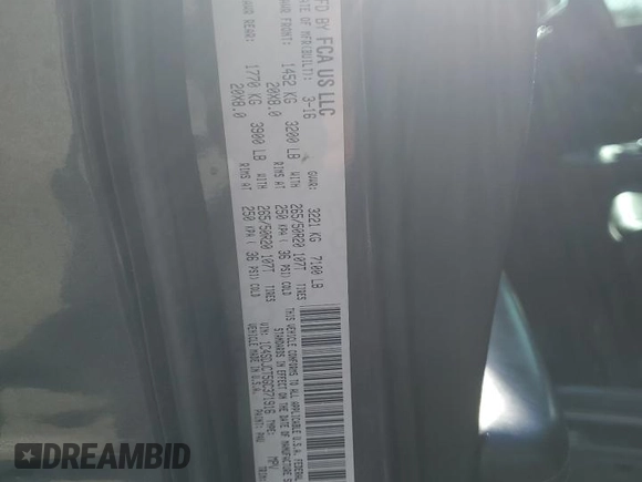 2016 Dodge Durango R/T with VIN 1C4SDJCT5GC371916, listed as a Copart auction lot 59390725 with 133,863 mi miles and Salvage title. Bid and sale history available at DreamBid. Image 13.