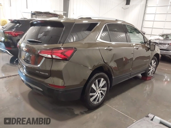 2023 Chevrolet Equinox Premier z VIN 3GNAXXEGXPL239686, wystawiony jako IAAI lot #42057594 z przebiegiem 22 727 mil mil oraz . Historia ofert i sprzedaży dostępna na DreamBid. Obrazek 4.