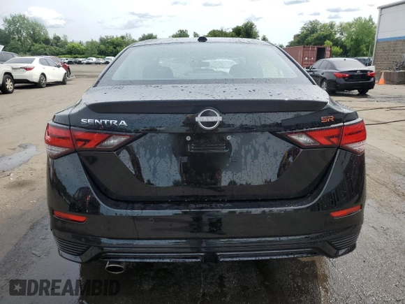 2024 Nissan Sentra SR with VIN 3N1AB8DVXRY351720, listed as a Copart auction lot 58720845 with 6,166 mi miles and Salvage title. Bid and sale history available at DreamBid. Image 6.