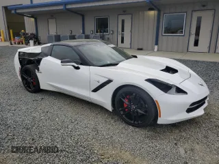 2015 Chevrolet Corvette 2LT with VIN 1G1YD2D71F5114443, listed as a Copart auction lot 50957345 with 87,930 mi miles and Salvage Title. Bid and sale history available at carsss.com. Image 4.