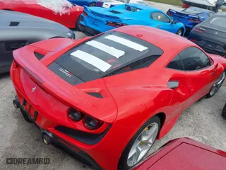 2022 Ferrari F8 Tributo with VIN ZFF92LLA3N0279959, listed as a IAAI auction lot 40522256 with 1 mi miles. Bid and sale history available at carsss.com. Image 4.