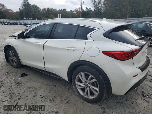 2018 Infiniti QX30 Premium with VIN SJKCH5CP3JA057376, listed as a Copart auction lot 82438634 with 47,412 mi miles and Salvage title. Bid and sale history available at DreamBid. Image 2.