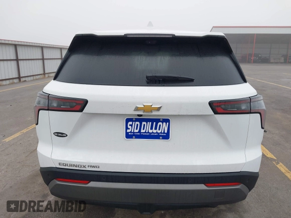 2025 Chevrolet Equinox AWD LT with VIN 3GNAXPEG1SL102774, listed as a IAAI auction lot 41193198 with 3,279 mi miles. Bid and sale history available at carsss.com. Image 16.