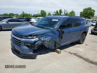 2024 Chevrolet Traverse AWD LT with VIN 1GNEVGKS0RJ196633, listed as a Copart auction lot 57160295 with 10,503 mi miles and Salvage title. Bid and sale history available at DreamBid. Image 1.