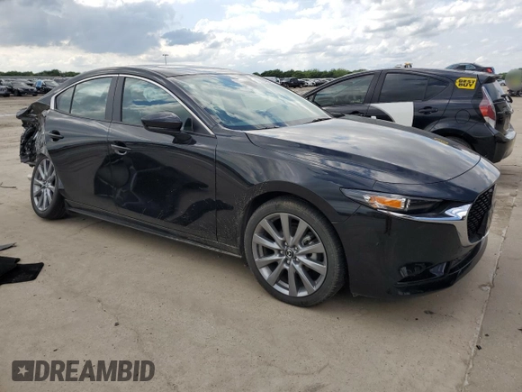 2025 Mazda 3 S Preferred with VIN 3MZBPACM1SM458006, listed as a Copart auction lot 54357625 with 7,468 mi miles and Clean Title. Bid and sale history available at DreamBid. Image 4.