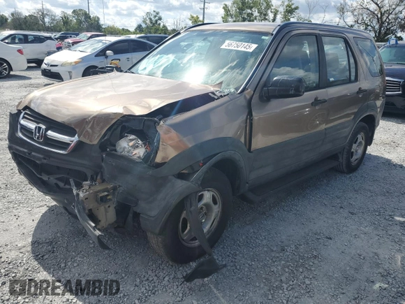 2003 Honda CR-V LX z VIN JHLRD68413C005218, wystawiony jako Copart lot #56750145 z przebiegiem 148 950 mil mil oraz Szkoda całkowita • Salvage title. Historia ofert i sprzedaży dostępna na DreamBid. Obrazek 1.