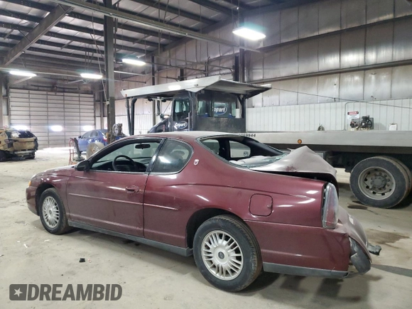 2000 Chevrolet Monte Carlo LS with VIN 2G1WW12E9Y9325411, listed as a Copart auction lot 84213754 with 171,947 mi miles and Salvage Title. Bid and sale history available at carsss.com. Image 2.