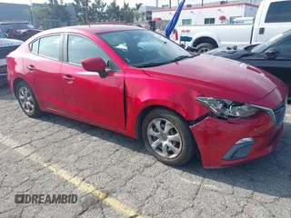 2015 Mazda 3 i Sport with VIN 3MZBM1U73FM156613, listed as a IAAI auction lot 42036090 with 104,296 mi miles. Bid and sale history available at carsss.com. Image 1.