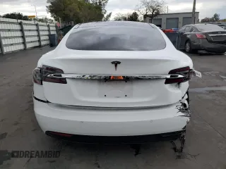 2016 Tesla Model S 70 with VIN 5YJSA1E10GF153812, listed as a Copart auction lot 52108565 with 90,938 mi miles and Non Repairable. Bid and sale history available at DreamBid. Image 6.