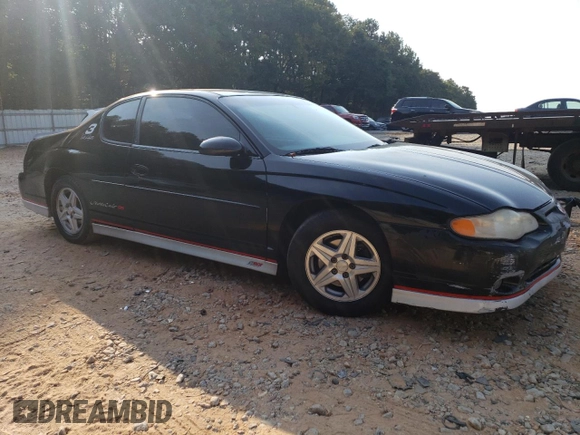 2002 Chevrolet Monte Carlo SS with VIN 2G1WX15K929196656, listed as a Copart auction lot 72926674 with 155,442 mi miles and Salvage Title. Bid and sale history available at carsss.com. Image 4.