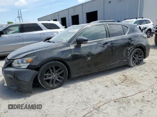 2016 Lexus CT 200h with VIN JTHKD5BH1G2256285, listed as a Copart auction lot 50878435 with 107,392 mi miles and Salvage Title. Bid and sale history available at carsss.com. Image 1.