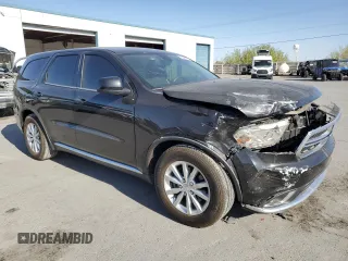 2015 Dodge Durango SXT with VIN 1C4RDHAG2FC931046, listed as a Copart auction lot 52409775 with 164,509 mi miles and Salvage title. Bid and sale history available at DreamBid. Image 4.