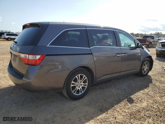 2012 Honda Odyssey EX with VIN 5FNRL5H42CB013373, listed as a Copart auction lot 48988625 with 199,119 mi miles and Salvage Title. Bid and sale history available at carsss.com. Image 3.