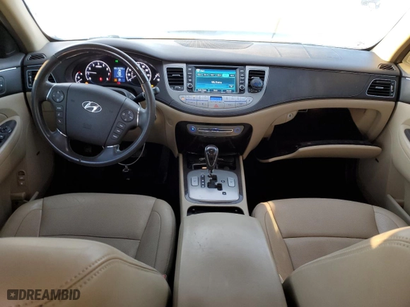 2010 Hyundai Genesis with VIN KMHGC4DF7AU105880, listed as a Copart auction lot 83982564 with 136,383 mi miles and Clean Title. Bid and sale history available at carsss.com. Image 8.